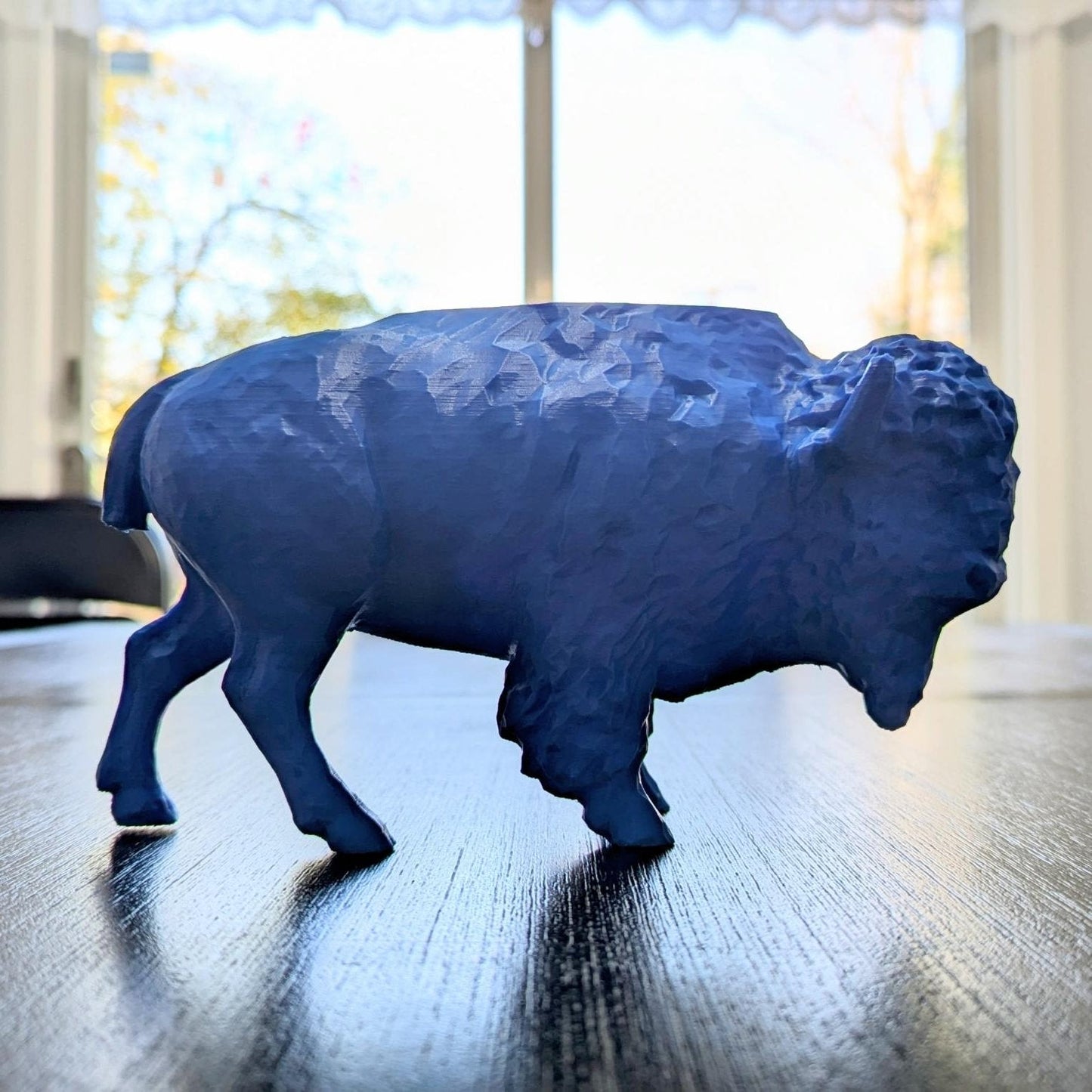 3D Printed Buffalo Planter, Red and Blue Succulent Pot, Eco-Friendly Plant Holder, Gift Wrapping